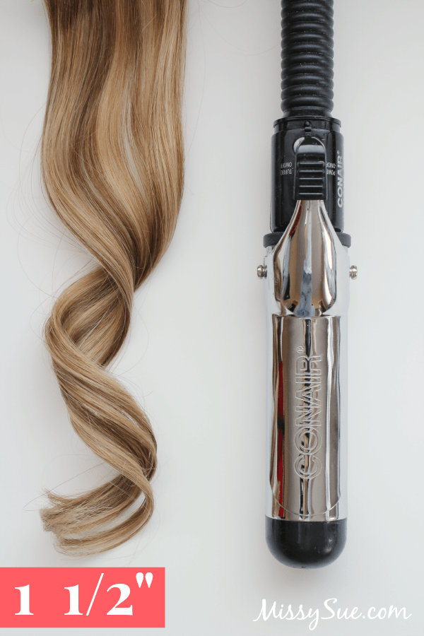 Curling Iron Sizes 1.5 