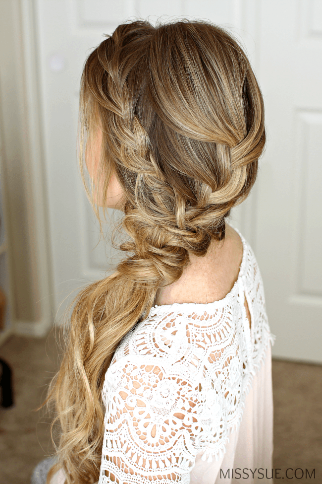 Prom Hair With Braids Fashion Dresses