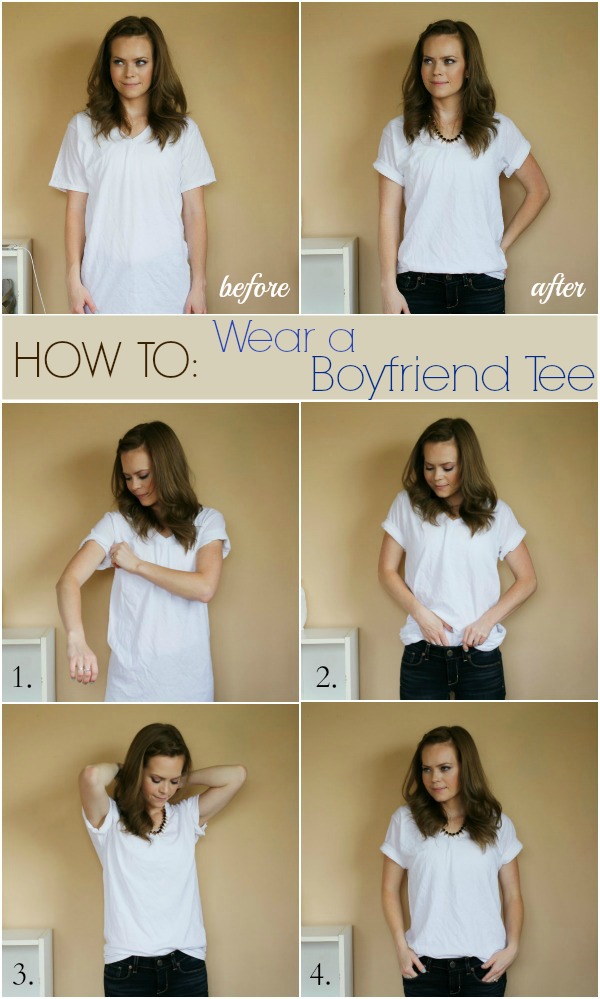boyfriend t shirt style