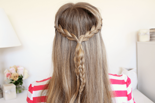 Half Up French Braids