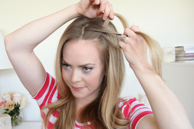 Half Up French Braids