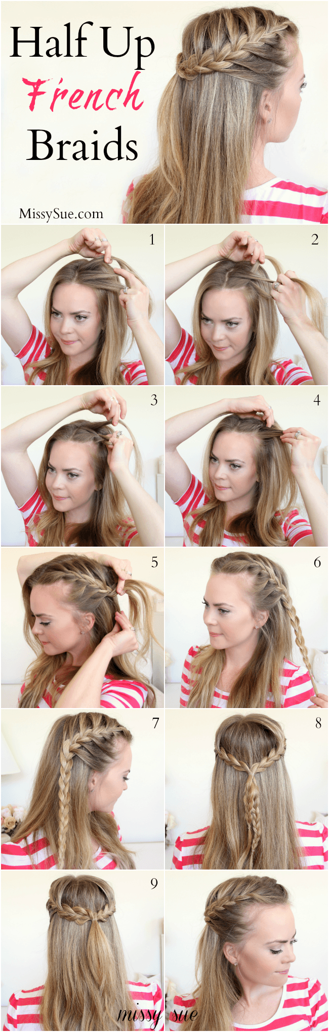 how to make french braids