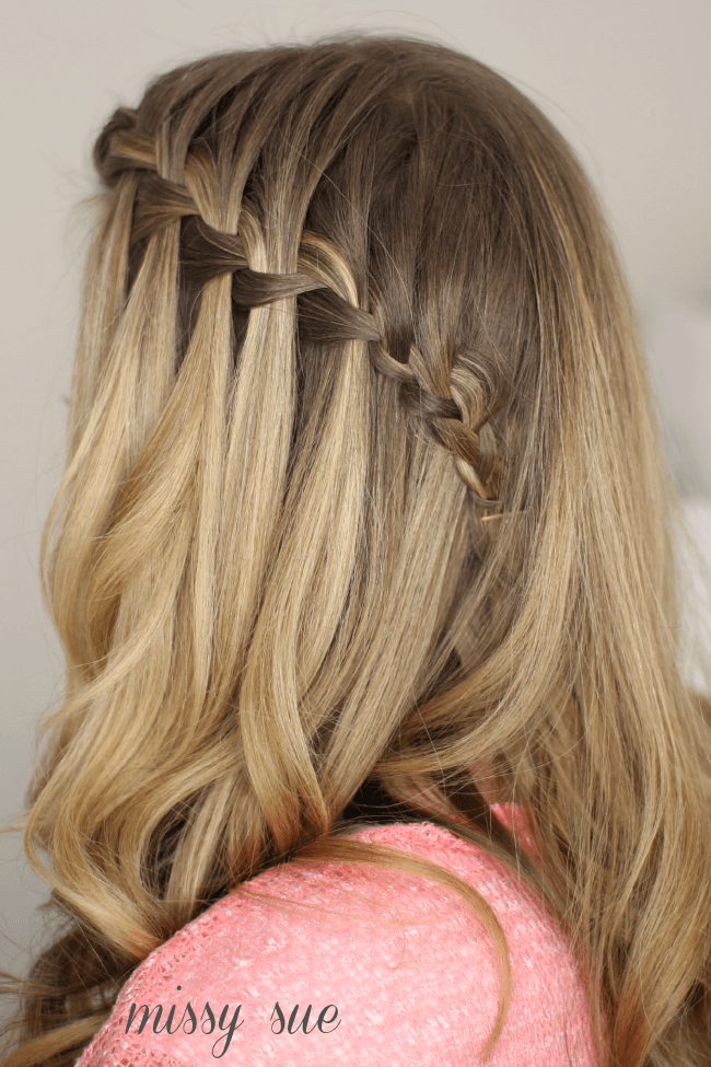 How to do a Waterfall Braid