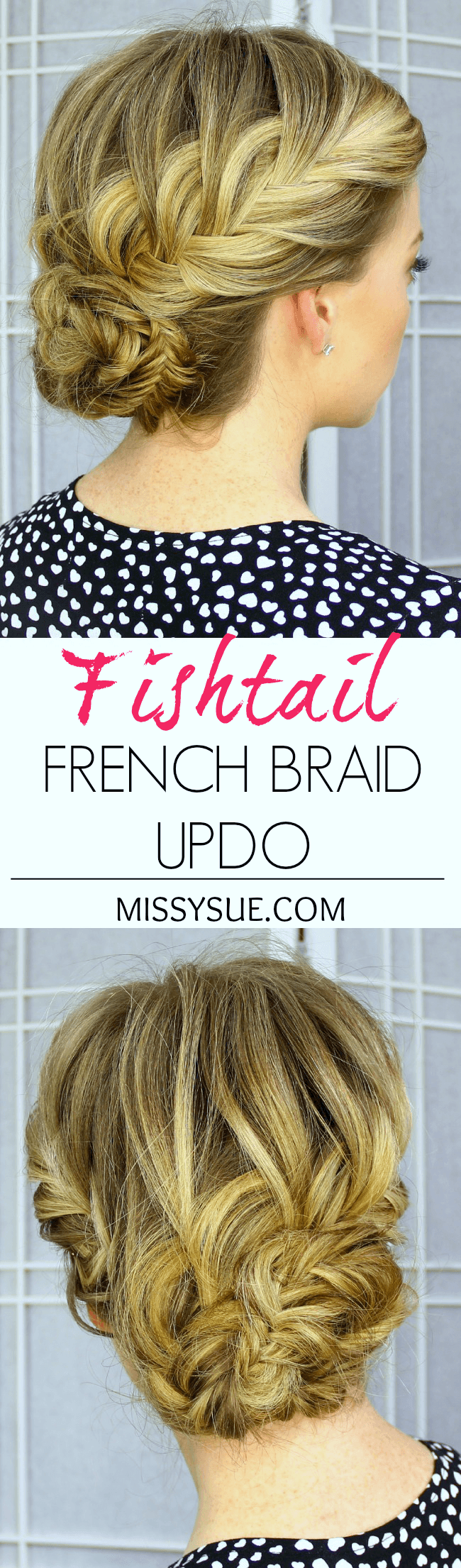 Fishtail French Braid Updo