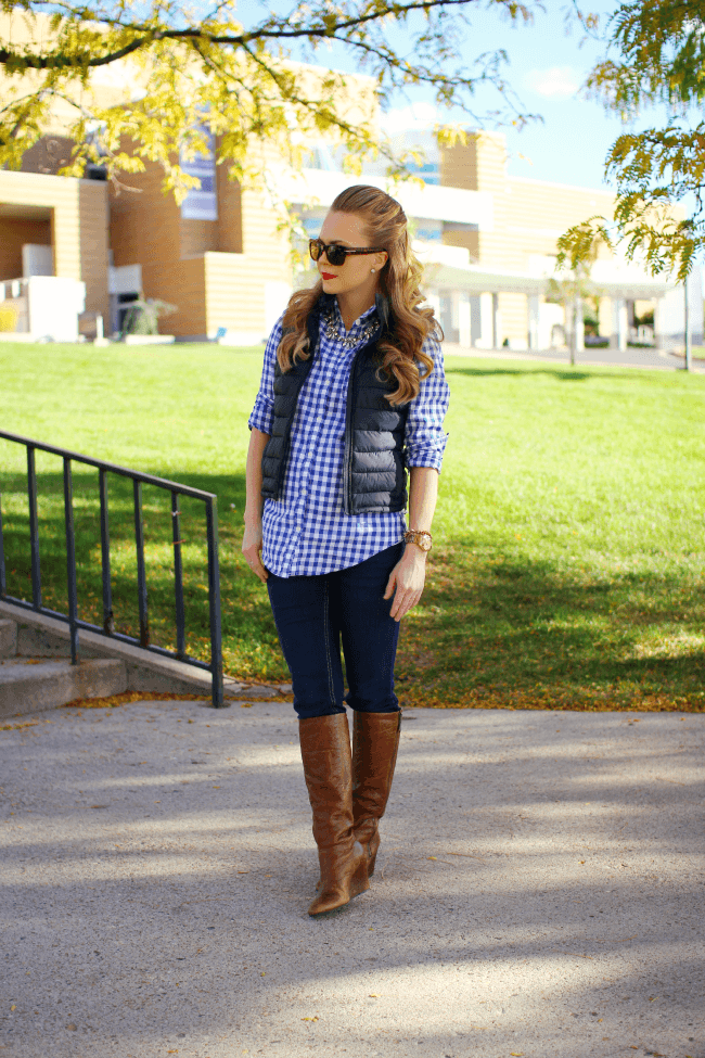 Gingham and Boots | MissySue.com