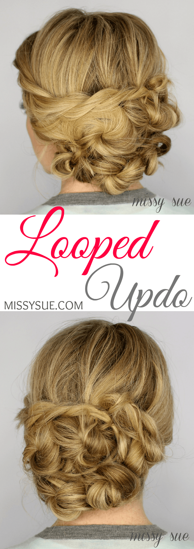 Looped Updo | MissySue.com