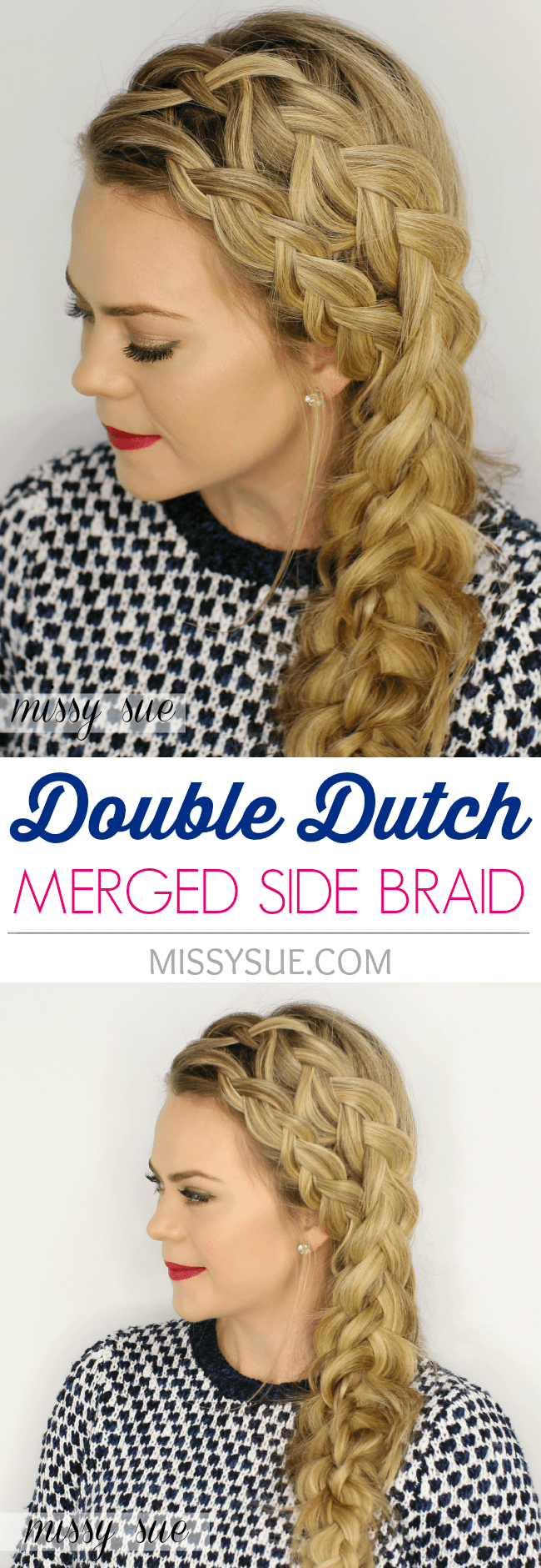 Double Dutch Merged Side Braid