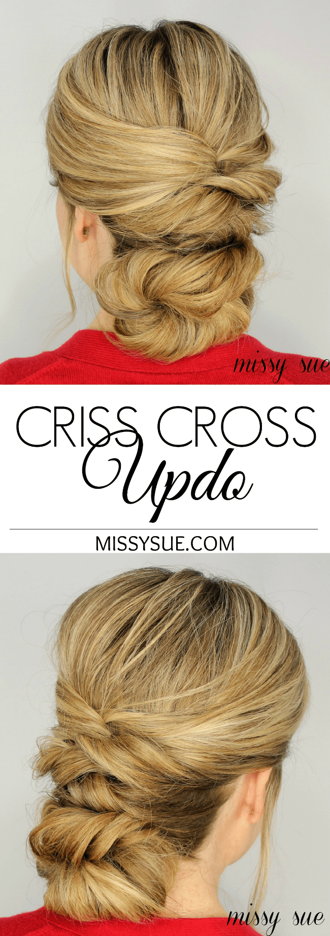 Criss Cross Updo | MissySue.com