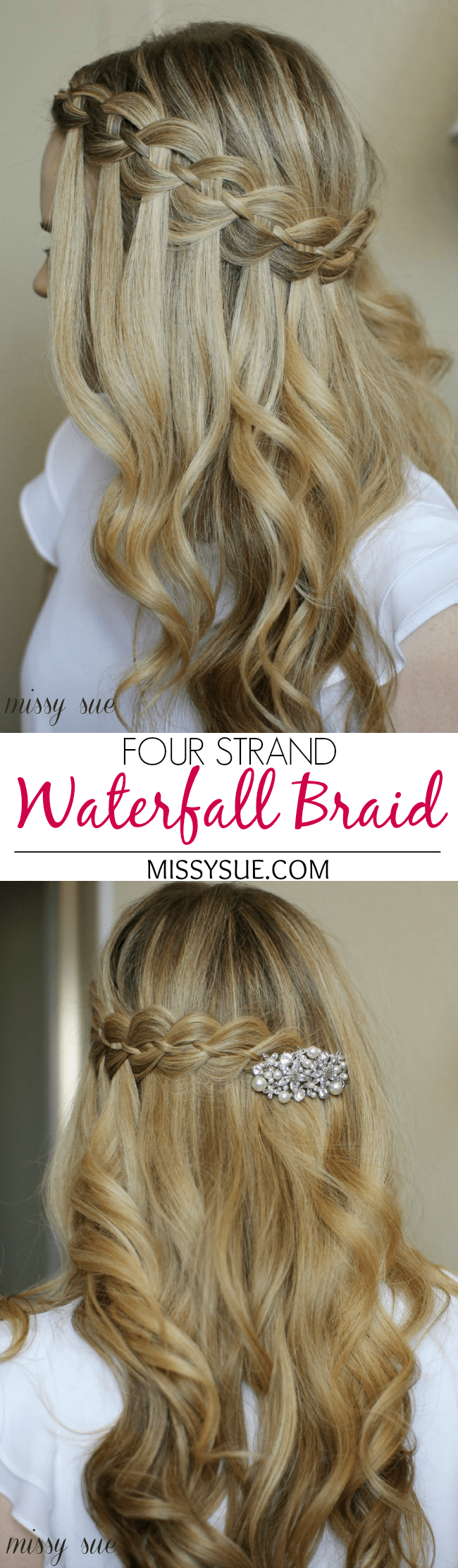 Four Strand Waterfall Braid