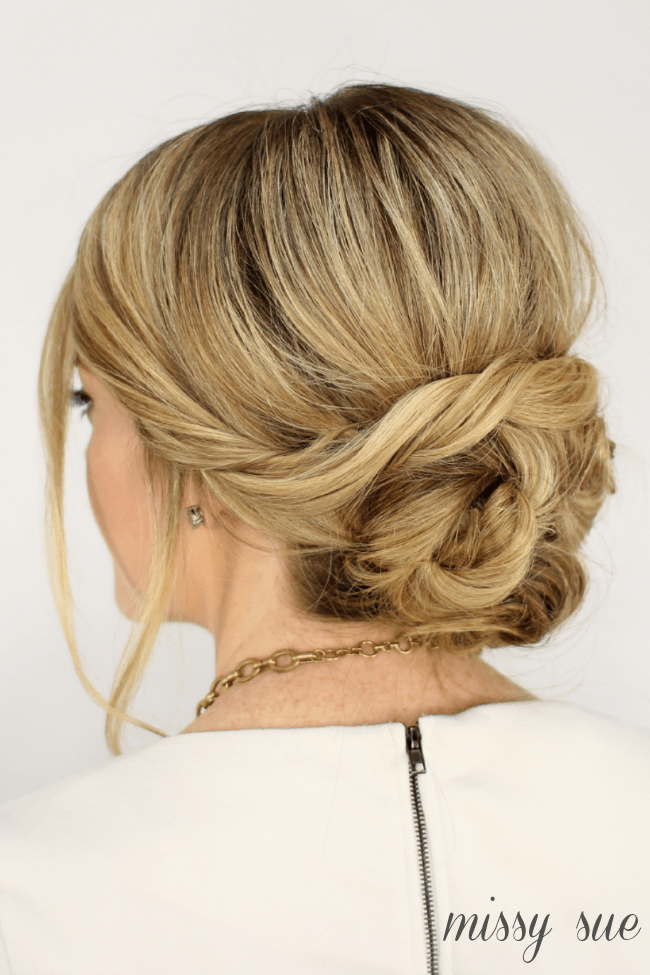 Soft Twisted Updo