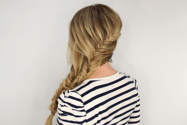 Fishtail Twisted Side Braid