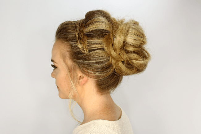 Braided Headband Updo