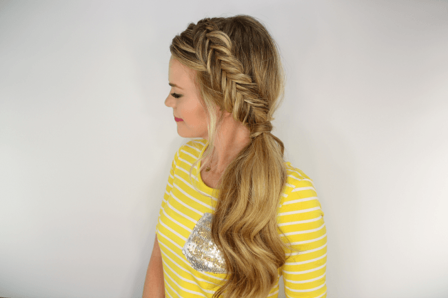 Dutch Fishtail Side Pony