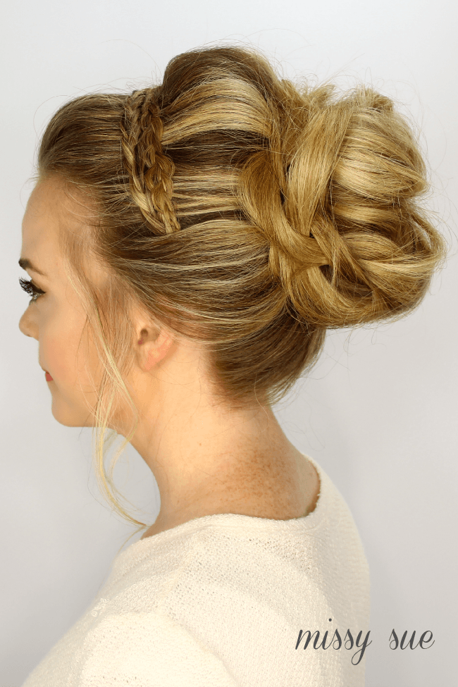 Wrapped hot sale headband updo