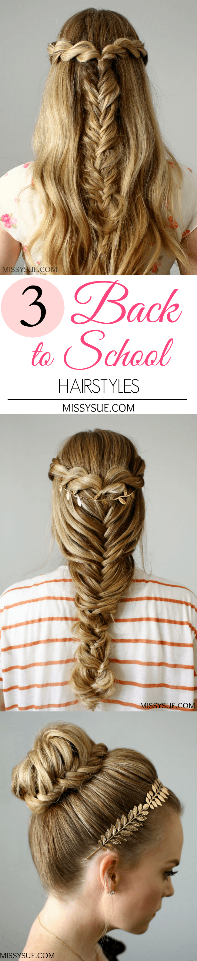 3 Back to School Hairstyles