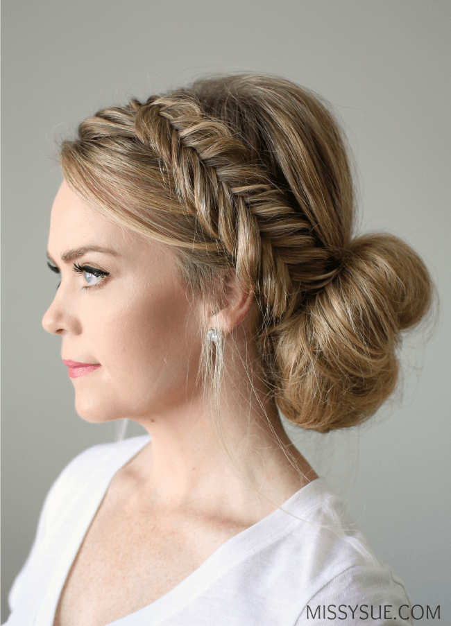 Fishtail Braid Updo