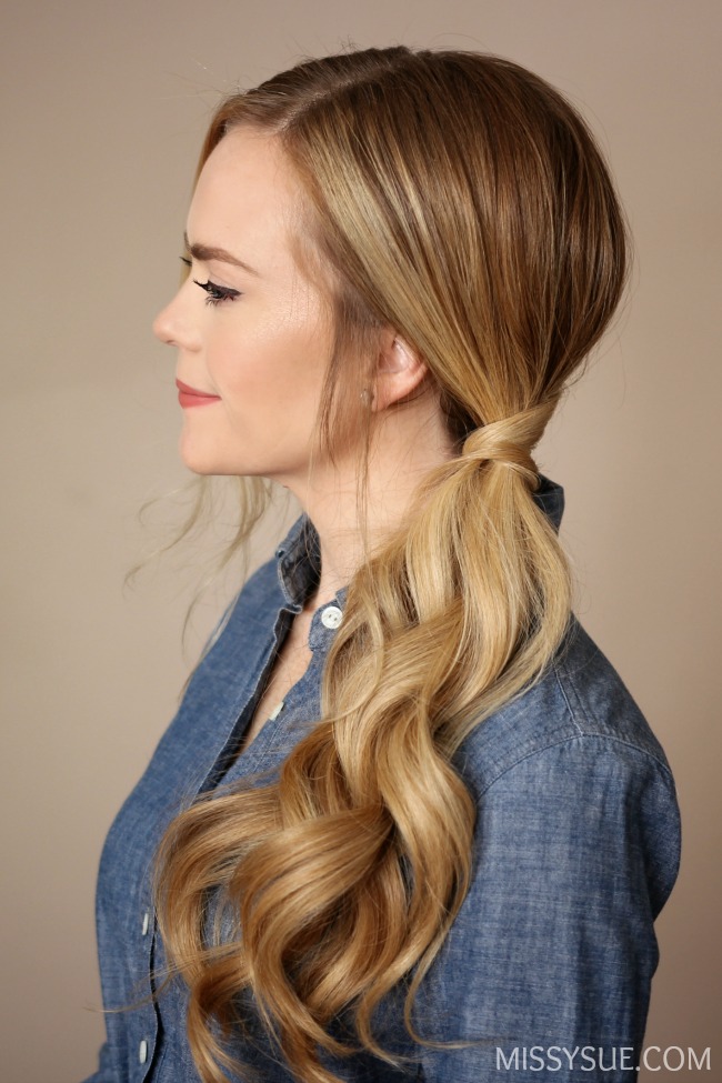 How To Create a Side Ponytail Loop - Bangstyle - House of Hair Inspiration