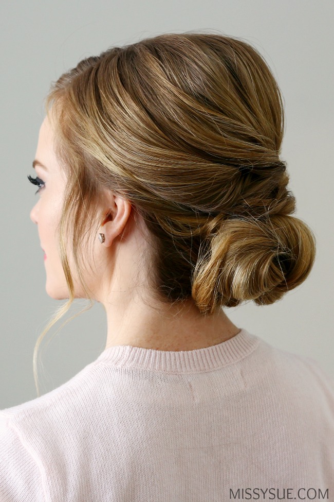 Twisted Knot Low Bun