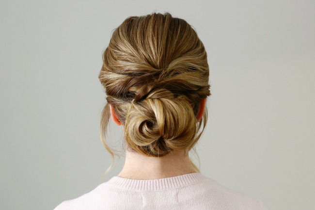 Image of Low twist hairstyle