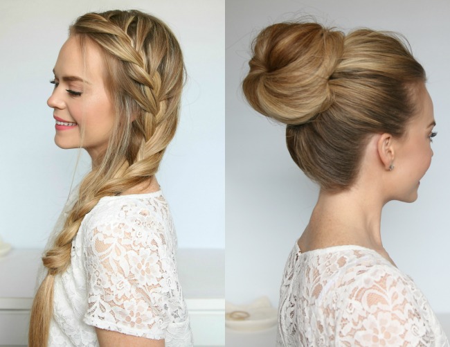 French Braids: How To Hide Clip In Extensions - CASHMERE HAIR