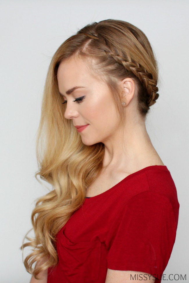 Swept away - try this sweeping half French braid tutorial - Hair