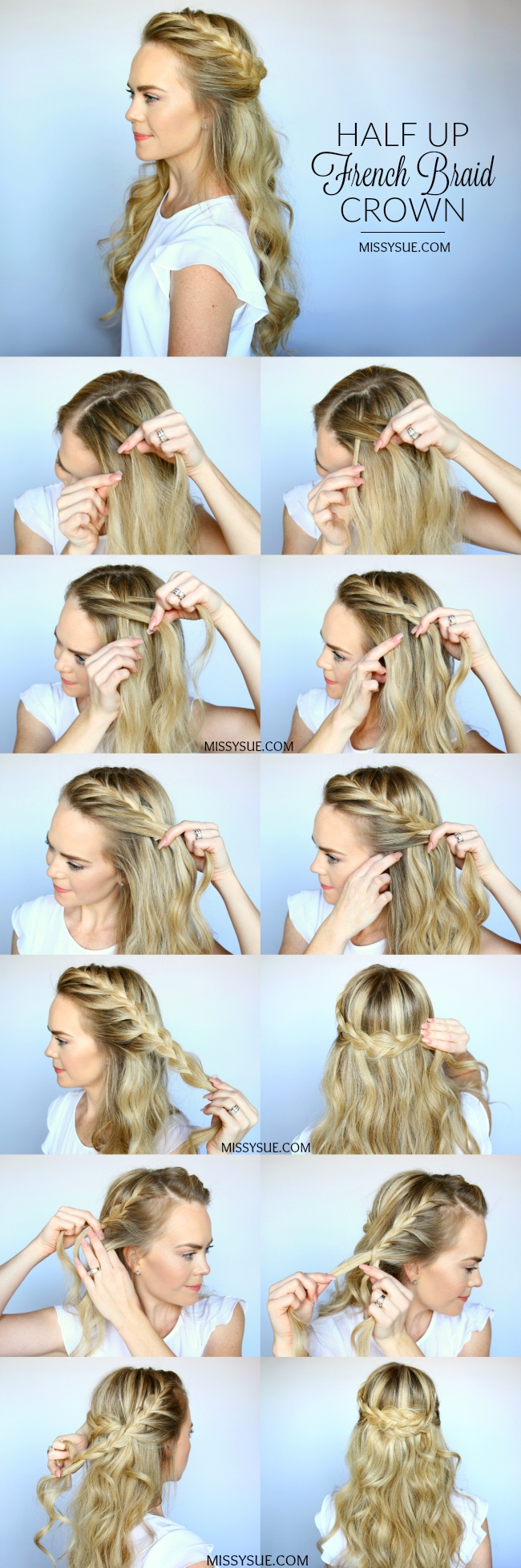 Watch: Boho Crown Braid Video How-To behindthechair.com