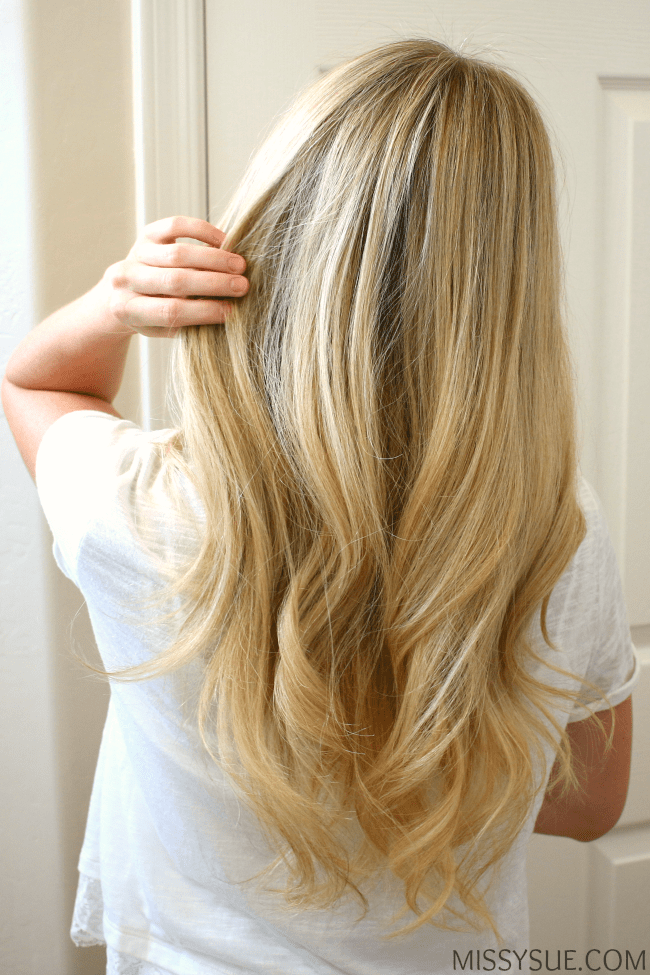 Blow dry 2024 layered hair