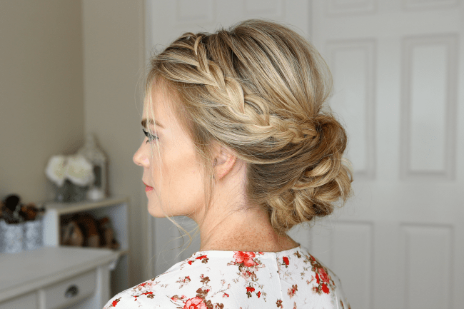 Double Lace Braids Updo | MISSY SUE