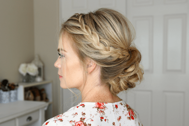 Double Lace Braids Updo Missy Sue 1906