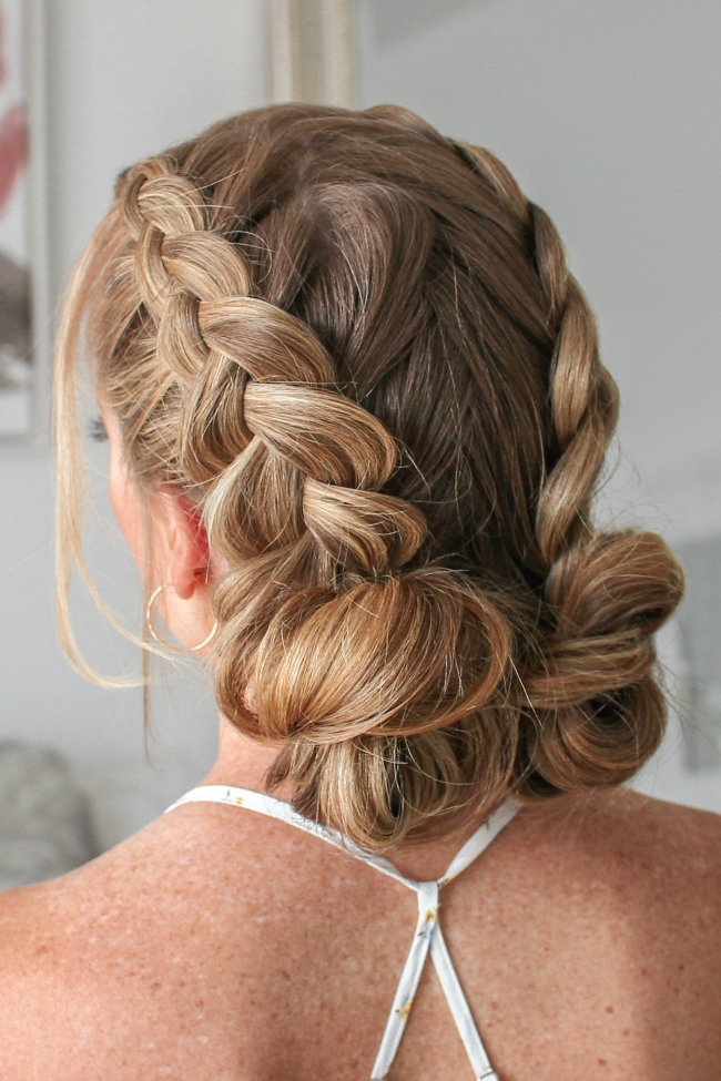 Double braid bun hairstyle tutorial  Hair Romance